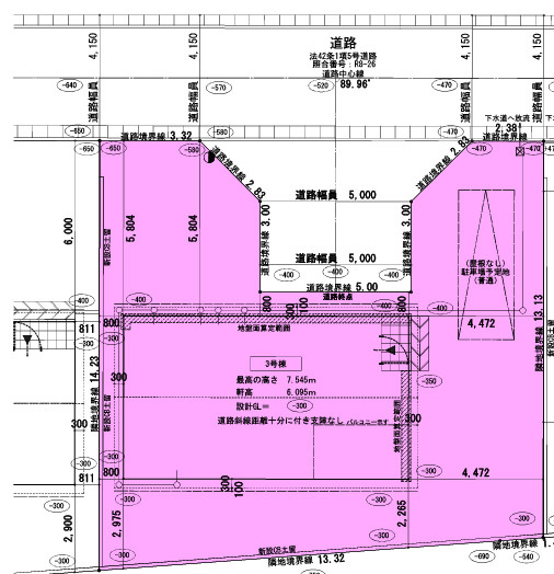 クレイドルガーデン　富士市石坂第5　全4棟の区画図|【3号棟配置図】