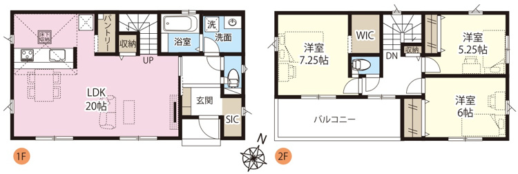 【７号棟　間取図】