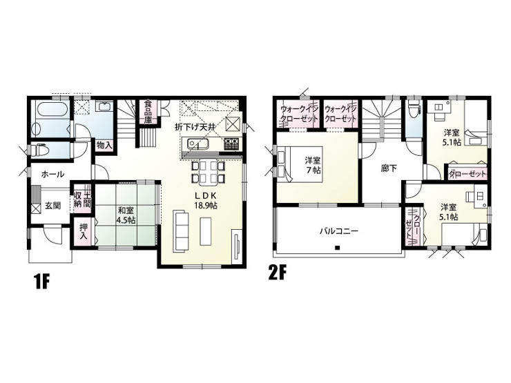 【西久保町2丁目3区画　3号棟　間取り図】