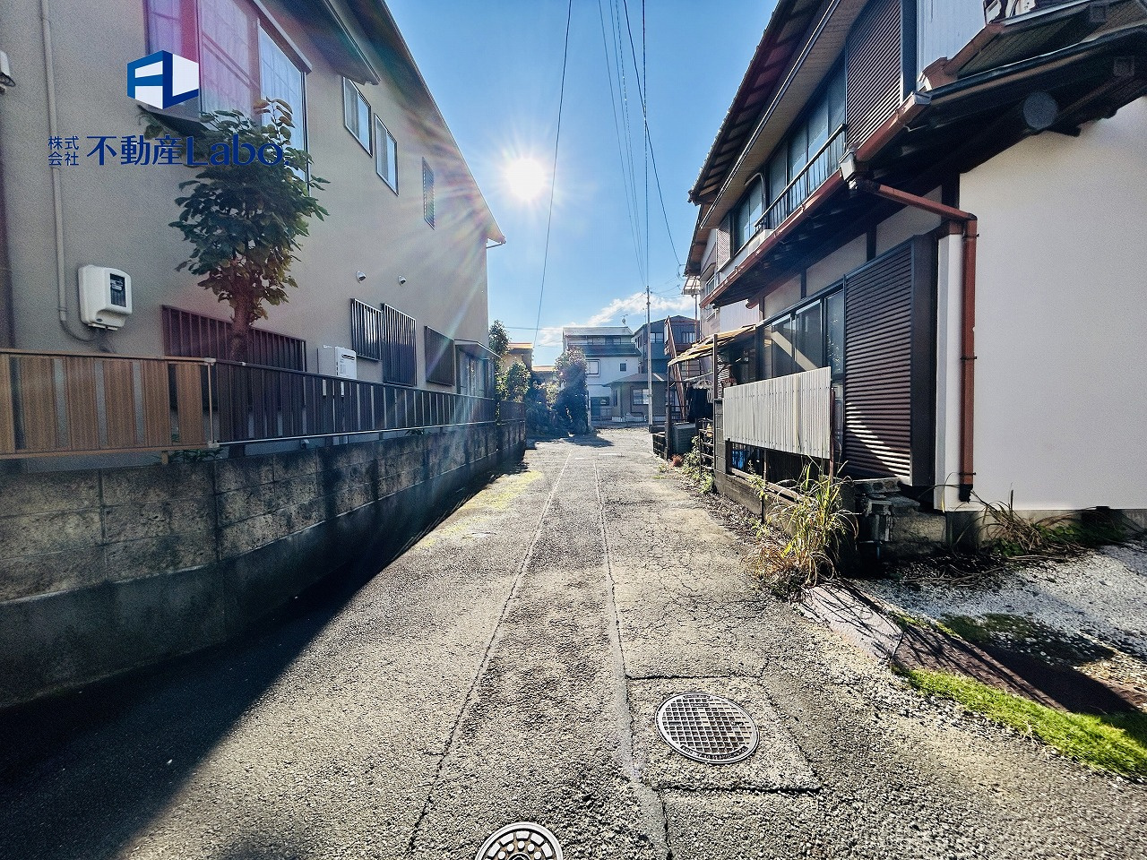 清水区下野西５期　全1棟の前面道路含む現地写真|車通りが少ないのでお子様もご安心できます♪