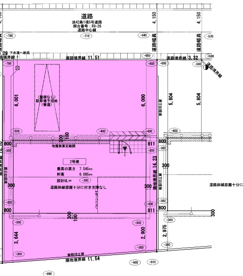 クレイドルガーデン　富士市石坂第5　全4棟の区画図|【2号棟配置図】