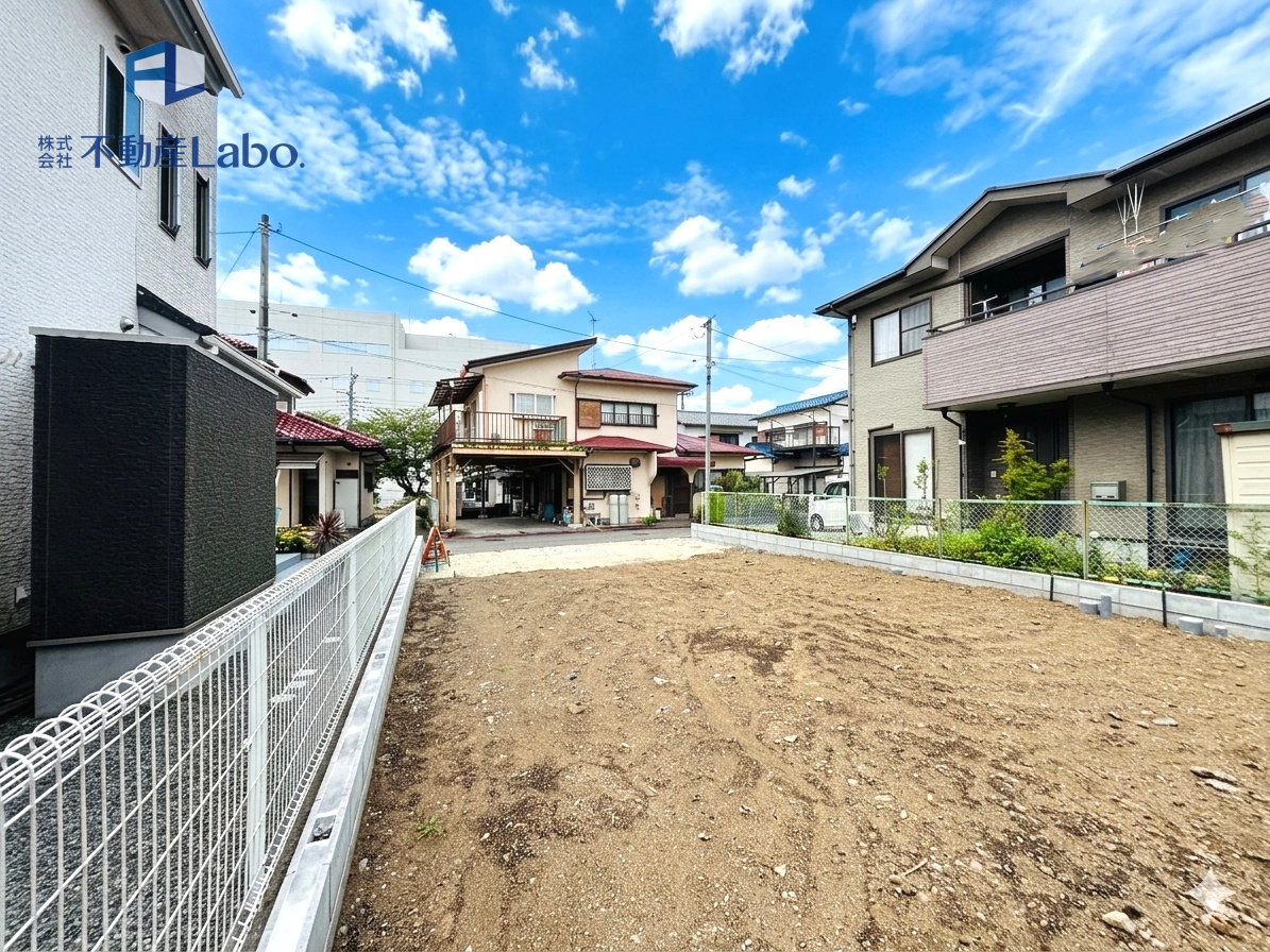 ハートフルタウン　富士宮市舞々木町423番の展望|7月の着工前のお写真です♪
住宅側から見た景色です♪
