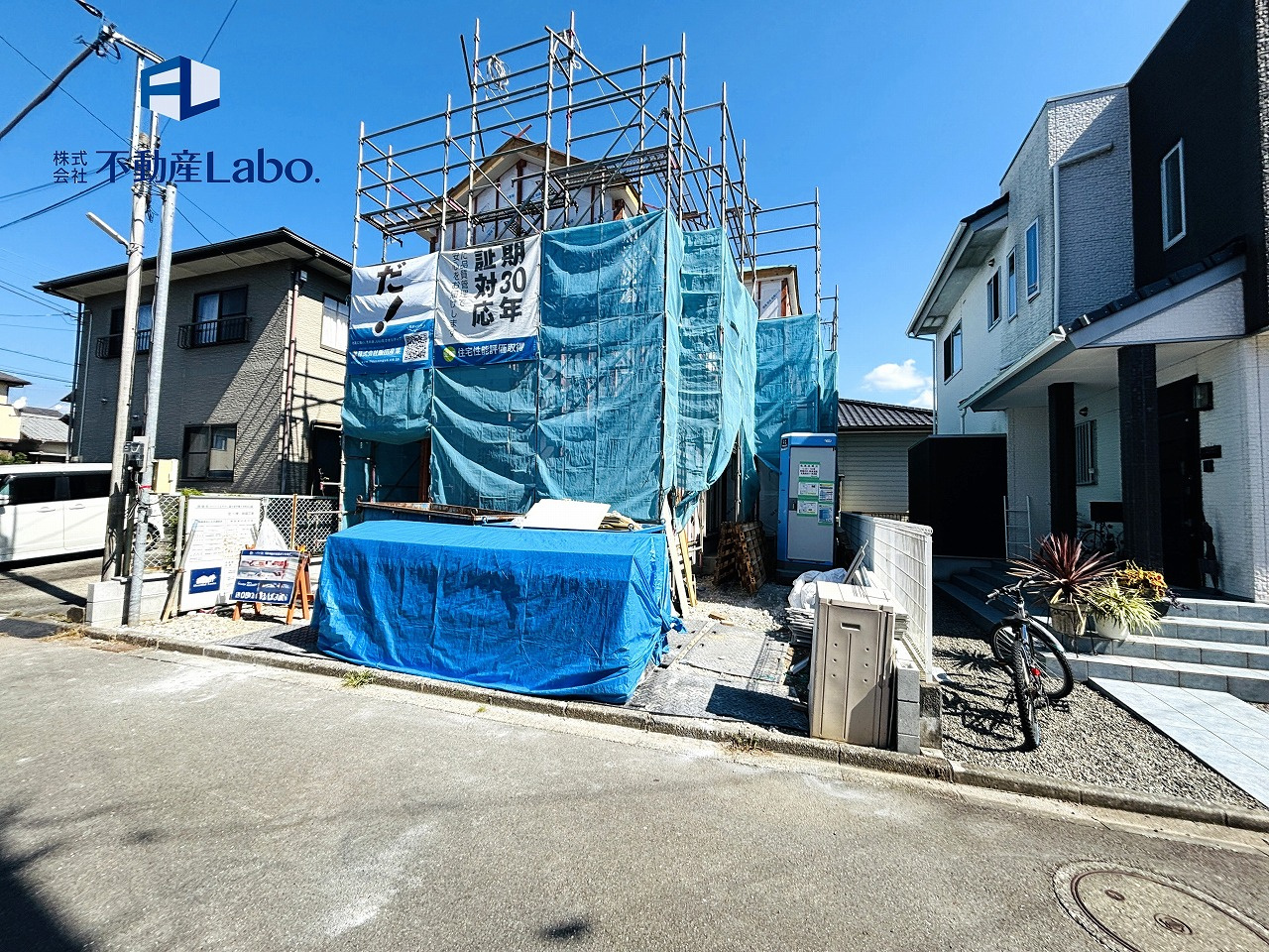 ハートフルタウン　富士宮市舞々木町423番の前面道路含む現地写真