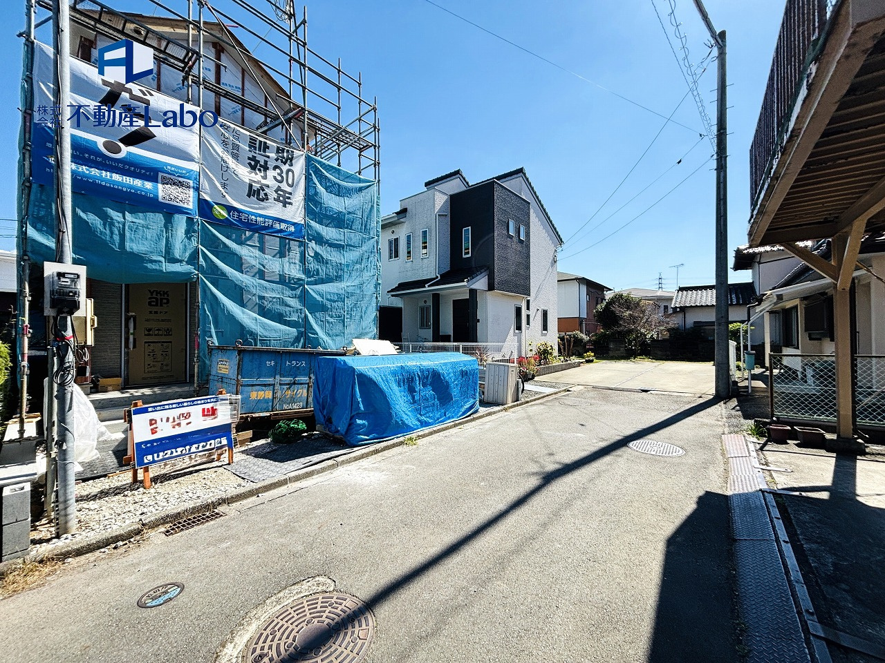 ハートフルタウン　富士宮市舞々木町423番の前面道路含む現地写真|●駐車スペース●
２台以上駐車可能♪
並列駐車のため、車の出し入れが楽々♪