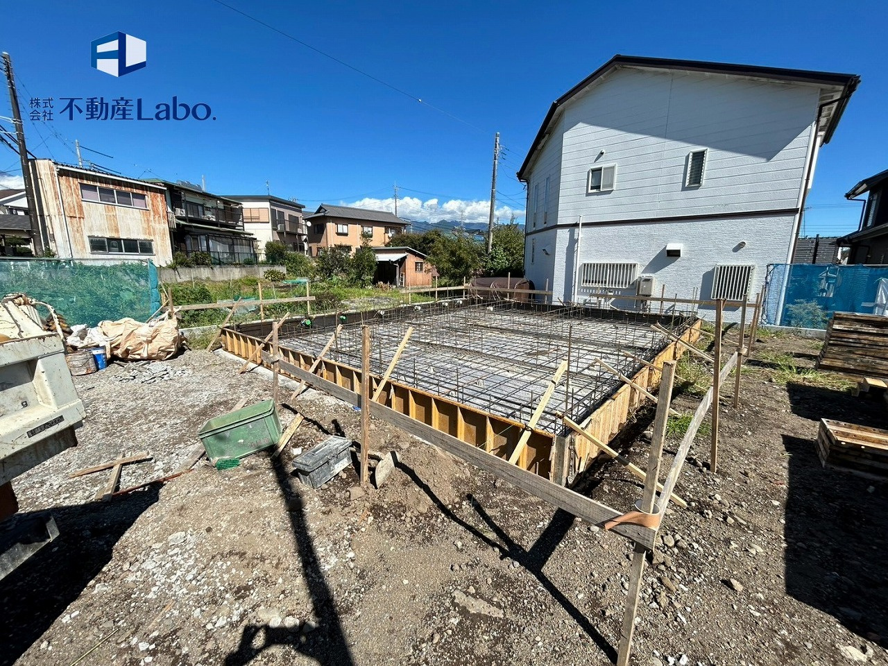 リーブルガーデン　富士市今泉2期　全2棟の外観|●1号棟建築中●
全2棟で新築分譲住宅建設中です♪
完成が楽しみです♪