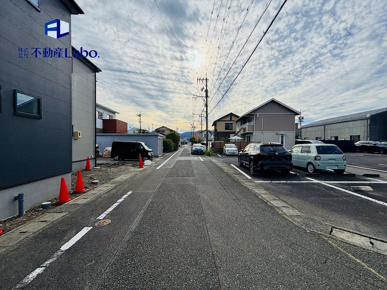 リーブルガーデン　駿河区下川原1丁目2期　～全3棟～の前面道路含む現地写真|現地で周辺環境や陽当たりもご確認いただけます！