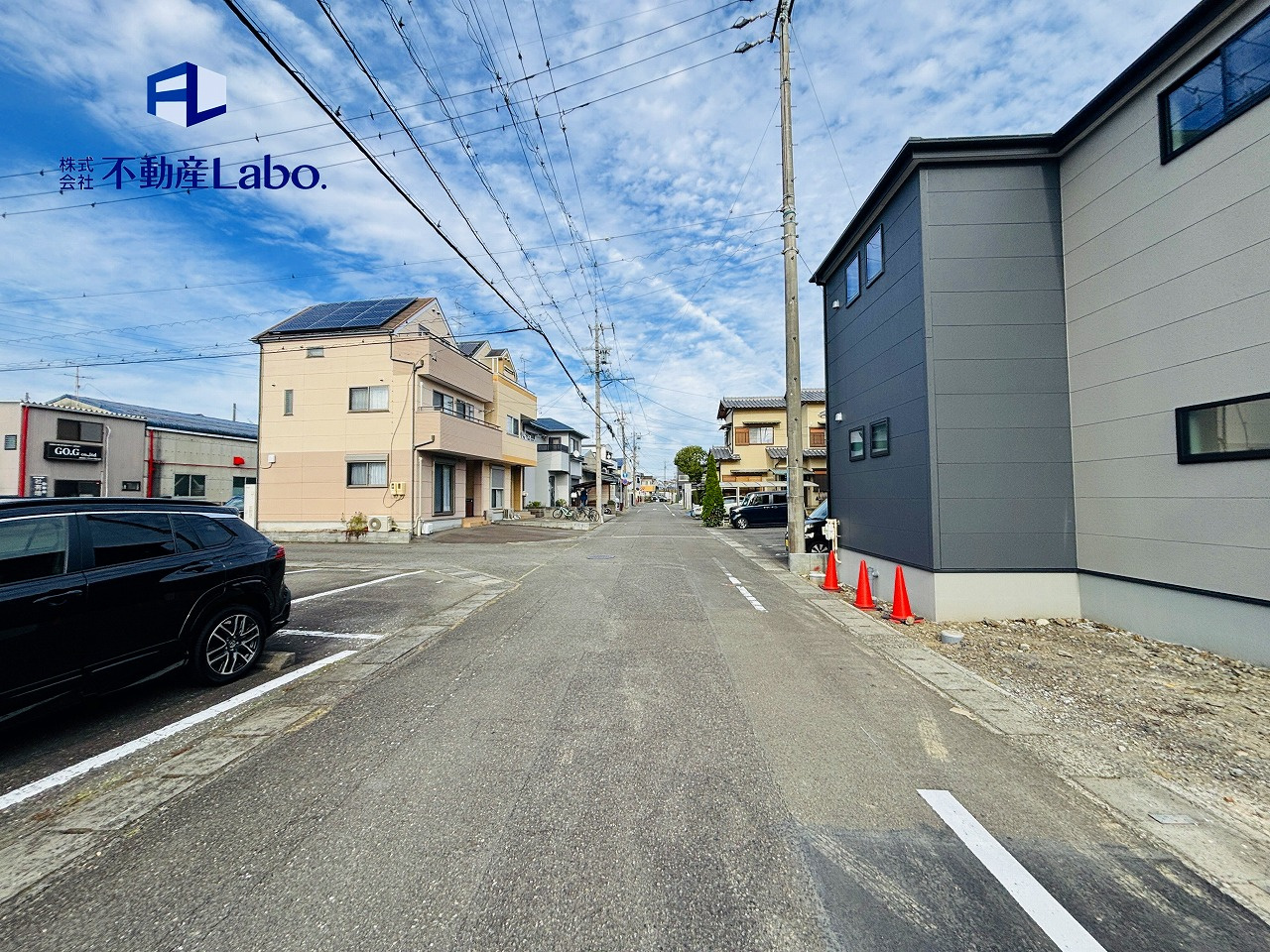 リーブルガーデン　駿河区下川原1丁目2期　～全3棟～の前面道路含む現地写真|これからの住まいが形になる様子をご覧いただけます！