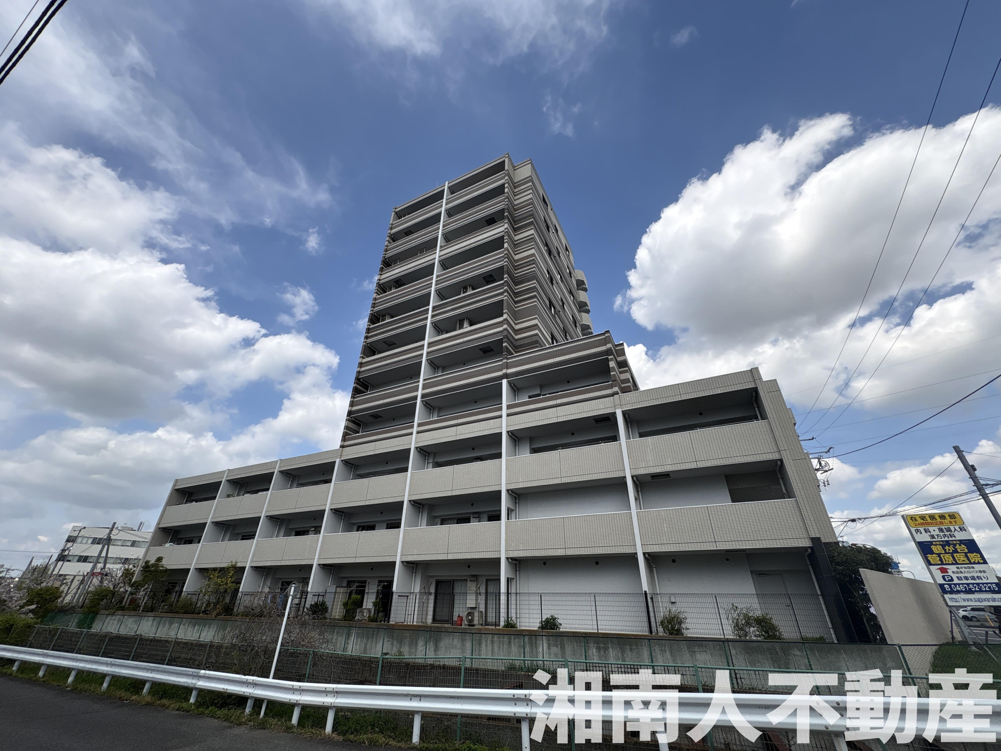 クオス茅ヶ崎レジデンシャルステージの外観|外観は落ち着いています