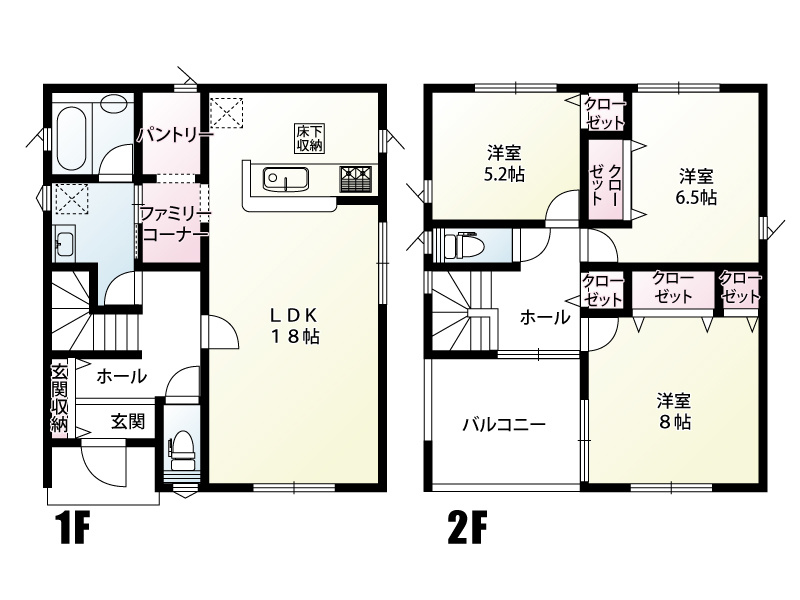 古河市大山　３号棟◆間取り図