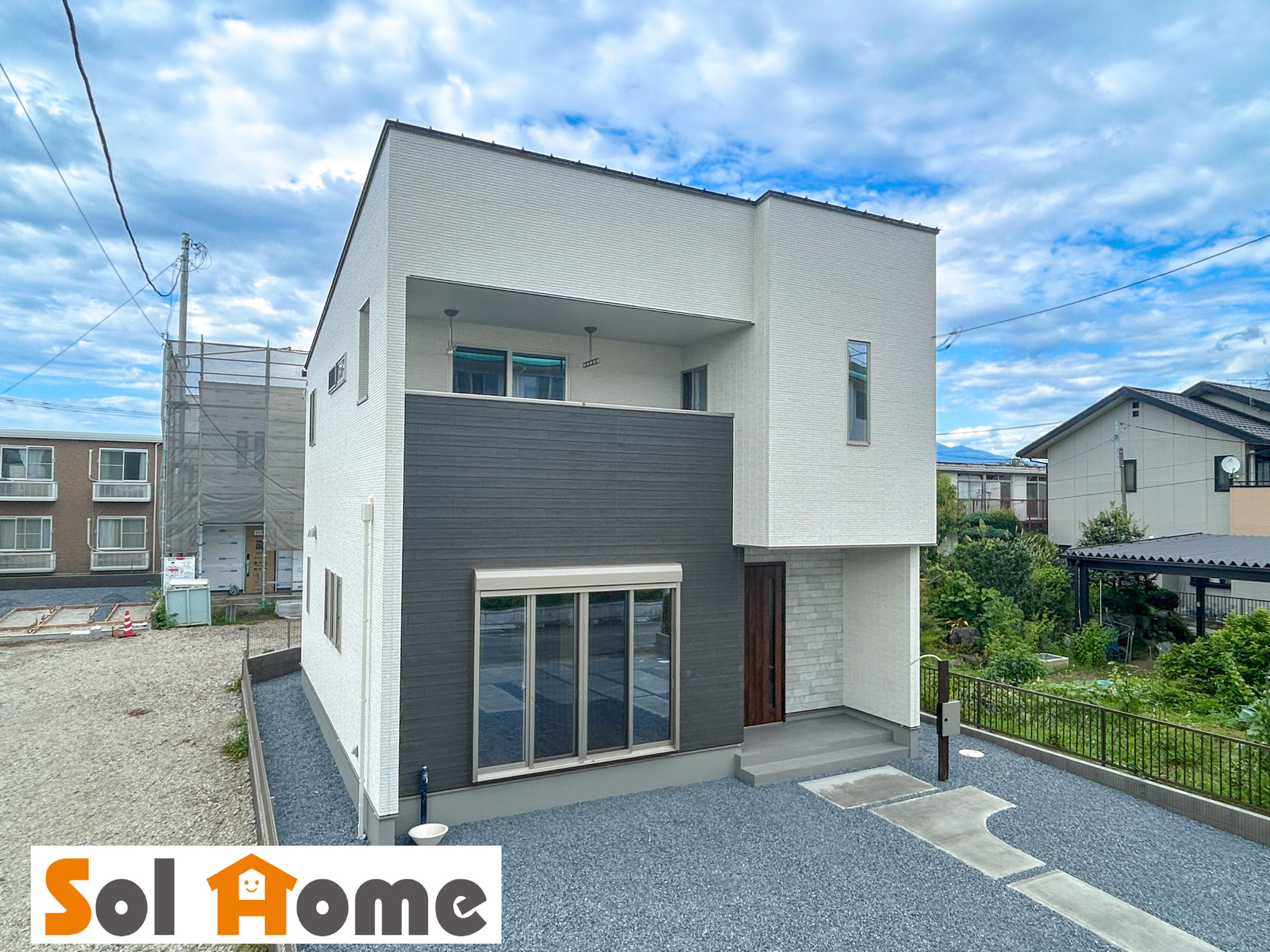 伊勢崎市三室町第3期　新築住宅全5棟の外観：施工例|同社施工例