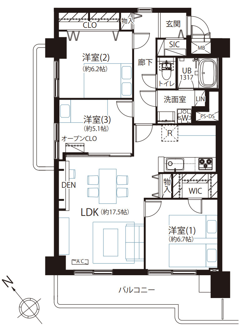 ボナハイツ星川【仲介手数料無料】ペット可♪の間取り